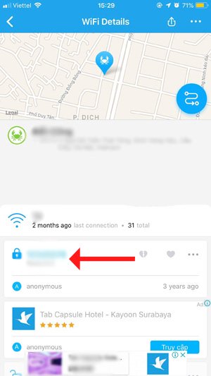 Hack Pass Wifi với Wifi Maps
