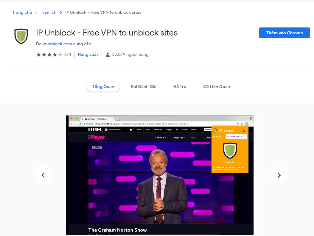 IP Unlock - Fake Ip trên google chrome