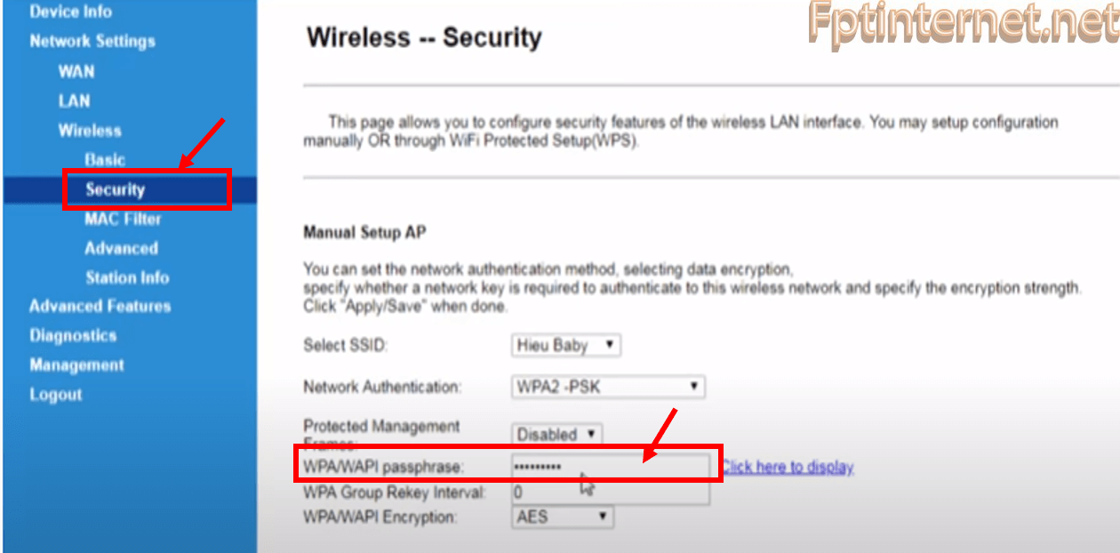 Hướng dẫn đổi mật khẩu wifi mạng internet VNPT 4 FPT INTERNET - Lắp Mạng FPT - Lắp Wifi FPT - Lắp Internet FPT